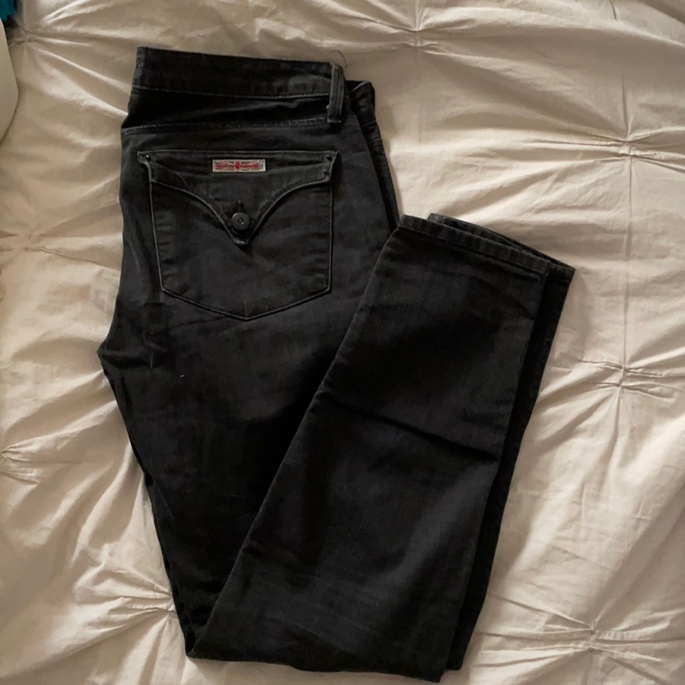 Hudson black skinny jeans